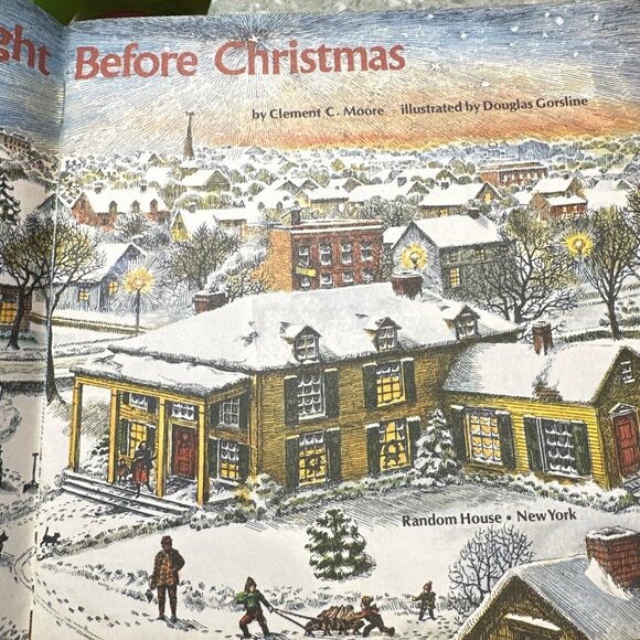The Night Before Christmas Clement Moore & Douglas Gorsline PB VGC L1 Vtg - Picture 8 of 8